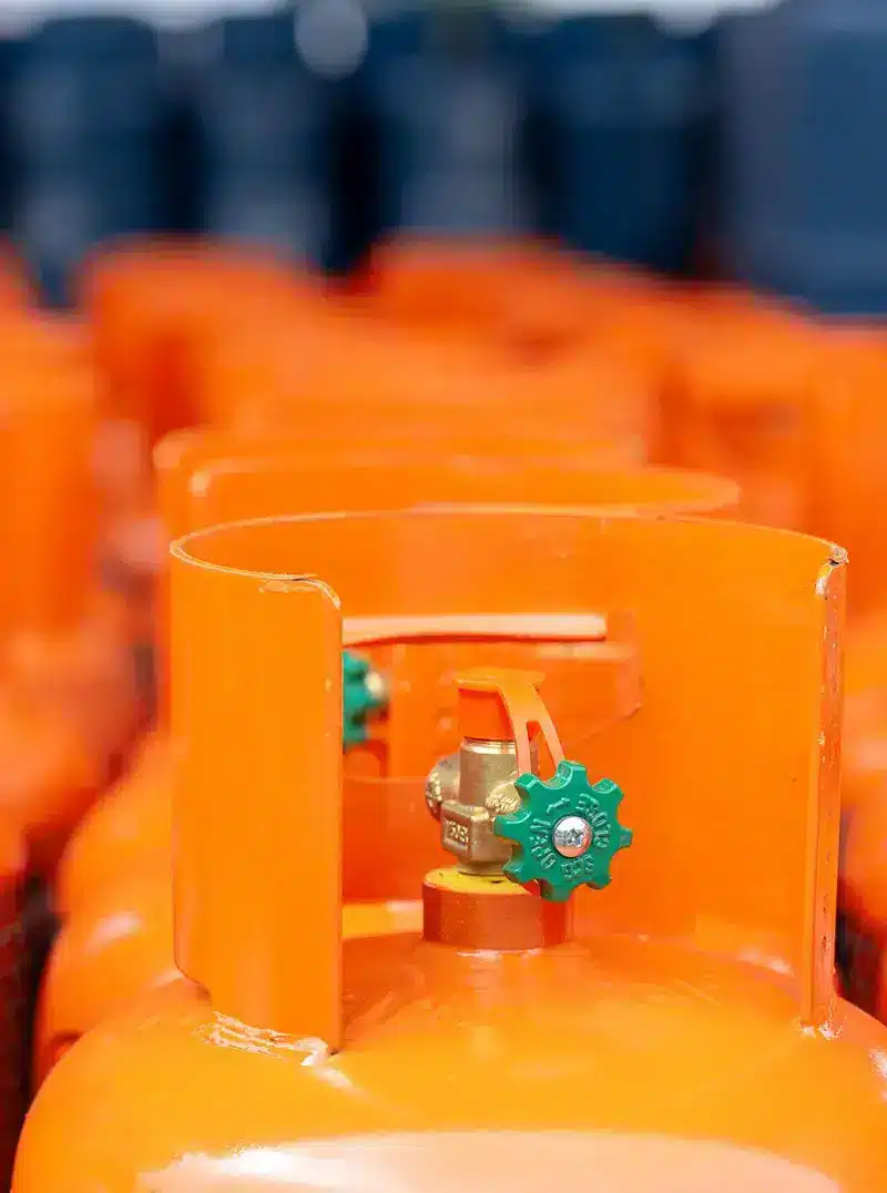Propane tank for paint drying equipment | Sun-Spot